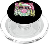 Santa Peace Bubblegum Navidad Diversión PopSockets PopGrip para MagSafe