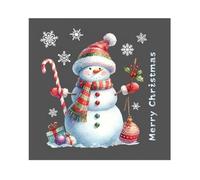 Santa Reindeer Breaking Wall Festival Sticker - Creative Festive Decals, Christmas Decals For Walls, Removable Debris Free Feature For Home Party Living Room, Wall Art, Snowman Decor