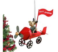Santa Reindeer Figurine, Holiday Table Ornaments, Hangable Christmas Ornaments, Christmas Accessories, Holiday Accessories for Table Door Window Fireplace Tree