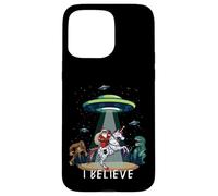 Santa Riding Unicorn Bigfoot Dino UFO Christmas Kids Boys Carcasa para iPhone 15 Pro MAX