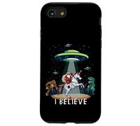 Santa Riding Unicorn Bigfoot Dino UFO Christmas Kids Boys Carcasa para iPhone SE (2020) / 7/8