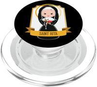 Santa Rita de Cascia Oración Patrono Católico Santa Causas Perdidas PopSockets PopGrip para MagSafe