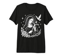 Santa Rita de Cascia Patrona Católica de lo Imposible Camiseta Premium