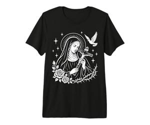 Santa Rita de Cascia Patrona Católica de lo Imposible Camiseta Premium