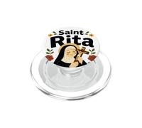 Santa Rita de Cascia Patrona Católica de lo Imposible PopSockets PopGrip para MagSafe