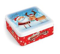 Santa & Rudolph Christmas Shortbread - Dedos en lata de 90 g