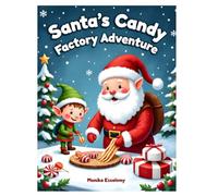 Santa´s Candy Factory Adventure: 25 Easy Holiday Mazes for Kids + Bonus 15 Coloring sheets, Large print size 8.5 x 11 (Mind Maze Adventures)