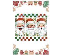 Santa’s Christmas Village Notebook - Festive Holiday Journal for Merry Writing: 150 Lined Pages | Classic Santa & Red Village Theme | Great Christmas Gift Idea