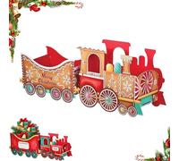 santa’s gift train,christmas present train,Cardboard DIY Santa Express Trains Gift Box for Gifts Candy Stocking Stuffers, Holiday Christmas Decorations,Deliver Holiday Cheer-B||M