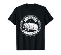 Santa 's Little Napper, Funny Cane Corso Dog Christmas Camiseta