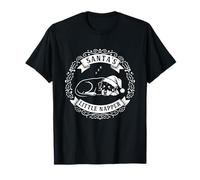 Santa 's Little Napper, Funny Rottweiler Dog Christmas Camiseta