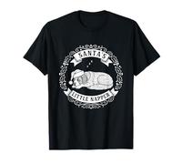 Santa 's Little Napper, Funny St. Bernard Dog Christmas Camiseta