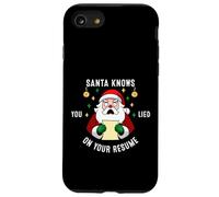 Santa Sabe Que mentiste en tu currículum Divertido Navidad Carcasa para iPhone SE (2020) / 7/8