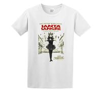 Santa Sangre Comedy Film Poster Aged Look Men White T-Shirt Print Unisex Cotton tee Shirt XL
