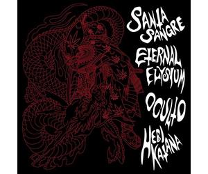 SANTA SANGRE & ETERNAL ELYSIUM & OCULTO & HEBI KATANA - SPLIT (RED MARBLED