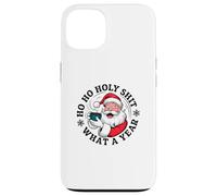 Santa sarcástico - Ho Ho Holy Shit What a Year - Navidad Carcasa para iPhone 13
