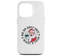 Santa sarcástico - Ho Ho Holy Shit What a Year - Navidad Carcasa para iPhone 13 Pro