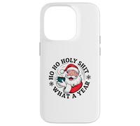 Santa sarcástico - Ho Ho Holy Shit What a Year - Navidad Carcasa para iPhone 14 Pro