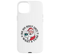 Santa sarcástico - Ho Ho Holy Shit What a Year - Navidad Carcasa para iPhone 15 Plus