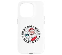 Santa sarcástico - Ho Ho Holy Shit What a Year - Navidad Carcasa para iPhone 15 Pro