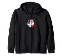 Santa sarcástico - Ho Ho Holy Shit What a Year - Navidad Sudadera con Capucha