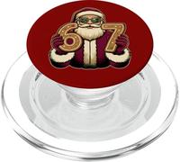 Santa Says Six Seven Funny Christmas Meme PopSockets PopGrip para MagSafe