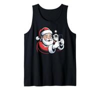 Santa Selfie Natividad Navidad Humor Camiseta sin Mangas
