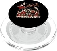 Santa Sleigh Ride Feliz Navidad PopSockets PopGrip para MagSafe