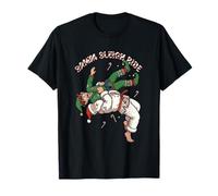 Santa Sleigh Ride - Manta navideña brasileña Jiu Jitsu Camiseta