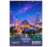 Santa Sofía 1000 Piezas Impresionante Puzzle Edificio Inteligencia Juguete Pasatiempo Creativo Desafíos Extra Divertidos Educativo 70x50cm/1000pcs