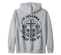 Santa Susanna ruega por Nosotros Confirmación de Las niñas católicas Sudadera con Capucha