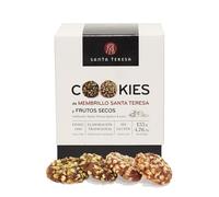 Santa Teresa - Cookies de Membrillo recubiertas de Pistacho y Almendra. Sin Gluten. Apto para Veganos. 135g