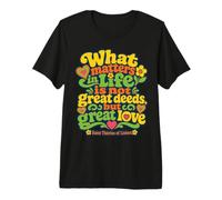 Santa Teresa de Lisieux Citas Gran Amor Santa Católica Camiseta Premium