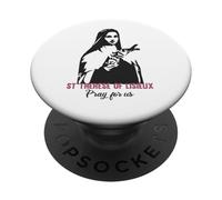 Santa Teresa De Lisieux PopSockets PopGrip Adhesivo