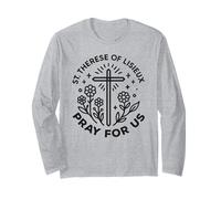 Santa Teresa de Lisieux ruega por nosotras Mujeres católicas Manga Larga