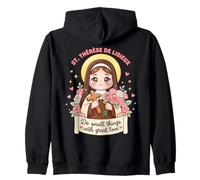 Santa Teresa Lisieux Hacer Pequeñas Cosas Gran Amor por los Cristianos Sudadera con Capucha