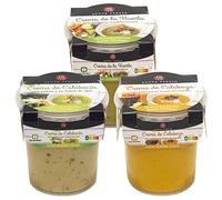 Santa Teresa - Pack 3 Cremas: Calabaza + Calabacín + Huerta - Envases Aptos Para Microondas, Calentar Y Listo - 3 X 400ml