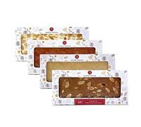 Santa Teresa - Pack Navidad - 4 Turrones Artesanos. Un auténtico capricho gourmet para los postres navideños. 1.010g