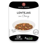 Santa Teresa - Platos Preparados Sin Conservantes ni Aditivos. ¡Calentar y Listo! - (Lentejas)