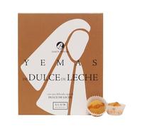 Santa Teresa - Yemas con Dulce de Leche, 130g. Redondeadas a mano. Sin gluten. Envase de 12 unidades