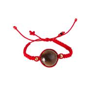 SANTA VISTA Ojo de Venado - Pulsera Mal de Ojo | Hilo Rojo/Cuerda Roja |, S, Semilla