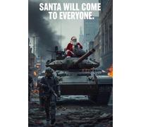 Santa Will Come to Everyone: Dark Christmas Notebook | 100 Pages | 6x9 Grid