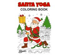 Santa Yoga Coloring Book