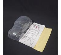 SANTAIZI 1/18 Escala Escarabajo Transparente Cuerpo Shell Reemplazo para MT y Short Course Drift Racing Touring On-Road Car Ancho 95mm con hoja de calcomanía