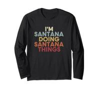 Santana Name Santana Personalized Name First Given Manga Larga