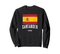 Santander España | ES Bandera Ciudad, Bandera Española Ropa - Sudadera
