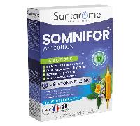 Santarome - Ampollas Somnifor - Complemento alimenticio para dormir - Melatonina y Plantas