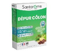 Santarome - Limpieza de colon - Desintoxicación y bienestar digestivo - 30 comprimidos