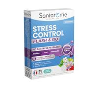 Santarome - Stress Control Flash & Go - Liberación Flash - Safr'inside Complex - 15 tabletas