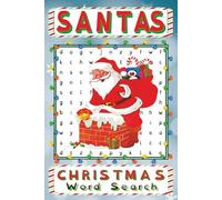 Santa's Christmas Word Search: Stocking Stuffer Puzzle Book Open Dyslexic Font Easy To Read For Kids